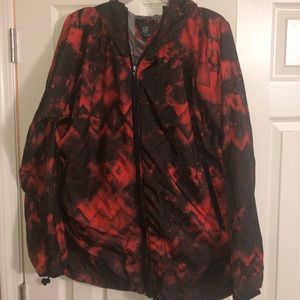Red and Black windbreaker
